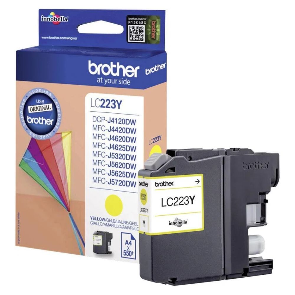 Tinteiro Original Brother LC-223YBP Amarelo