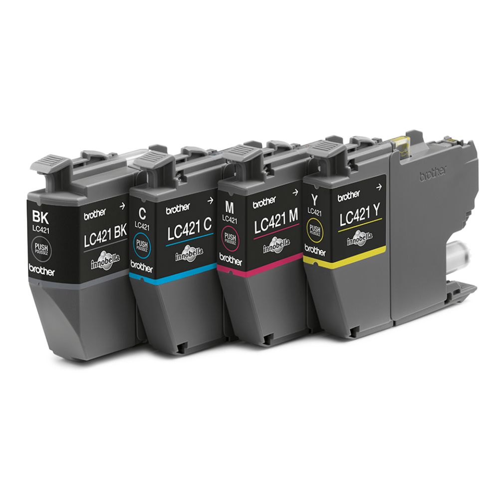 Tinteiro Original Brother Multipack LC421VAL Azul Magenta Amarelo Preto - Image 3