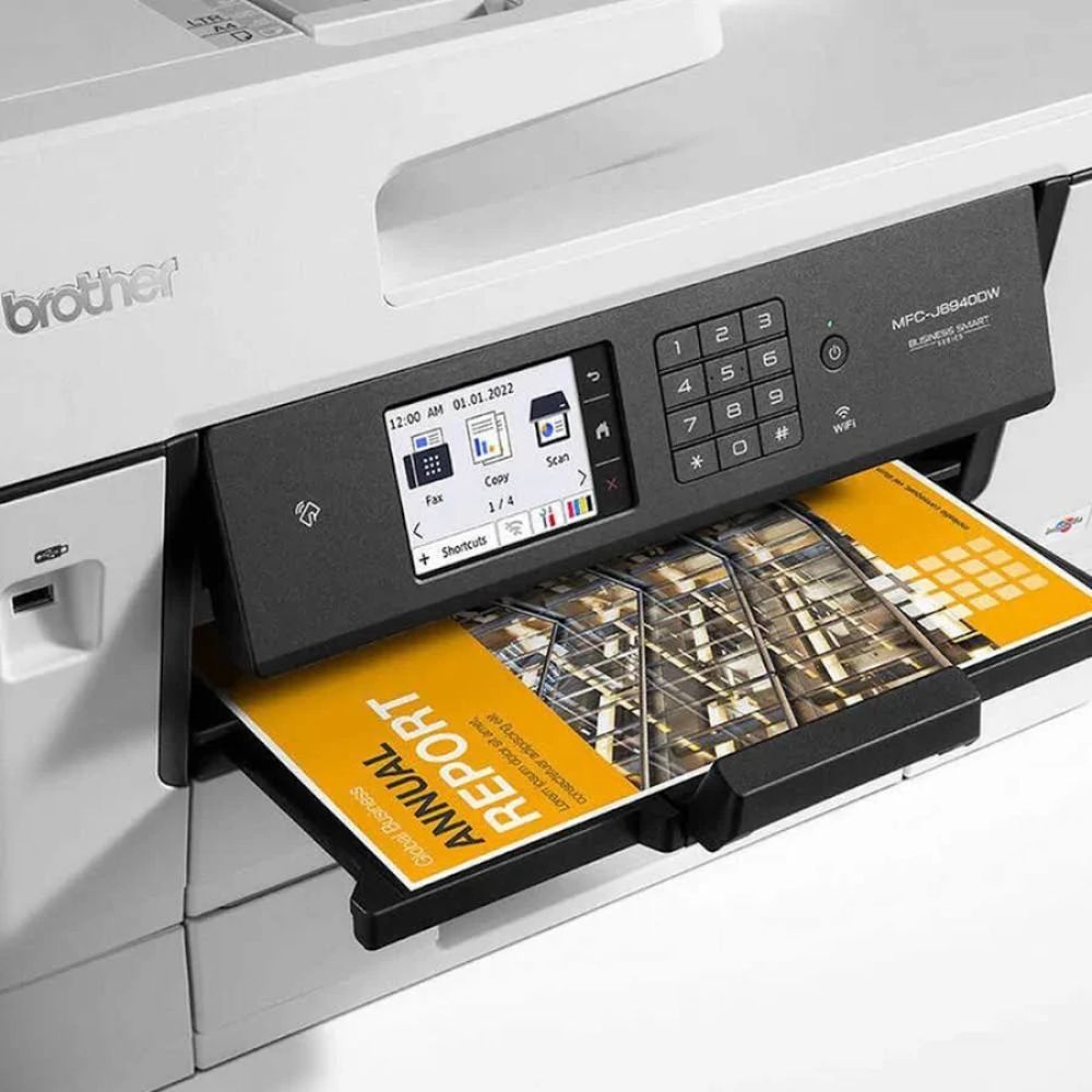Multifunções Jacto de Tinta A3 Brother MFC-J6940DW WiFi Fax Duplex Branca - Image 3
