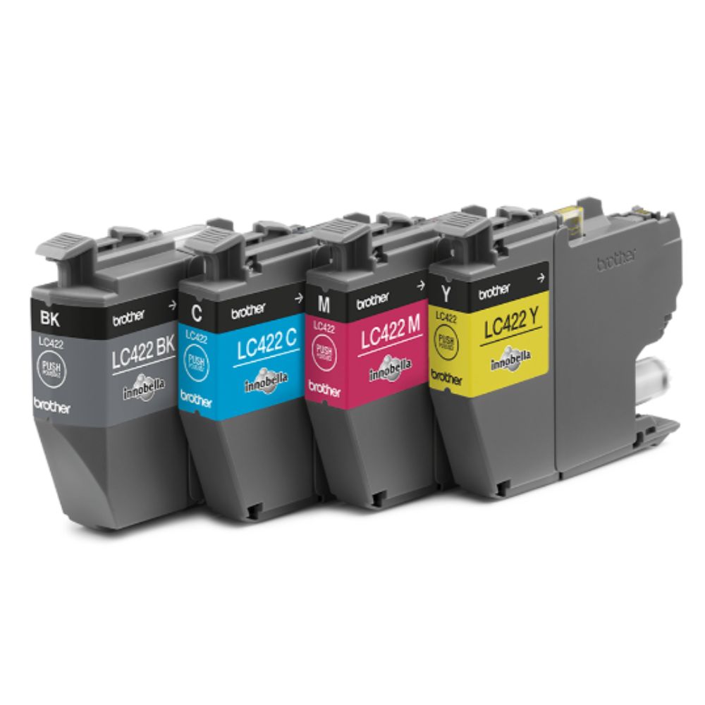 Tinteiro Original Multipack Brother LC422VAL Azul Magenta Amarelo Preto - Image 3