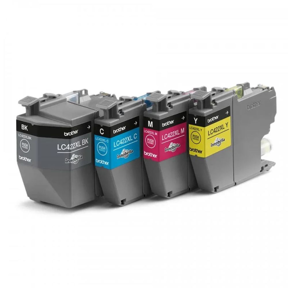 Tinteiro Original Multipack Brother LC-422XL Alta Capacidade Azul Magenta Amarelo Preto - Image 3