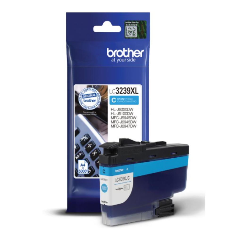 Tinteiro Original Brother LC3239XLC Alta Capacidade Ciano - Image 2