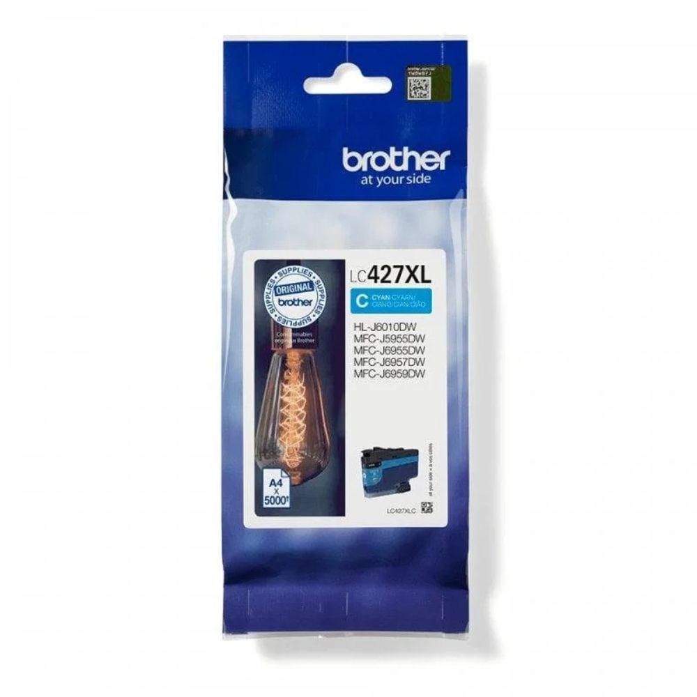 Tinteiro Original Brother LC-427 XL Alta Capacidade Ciano - Image 3