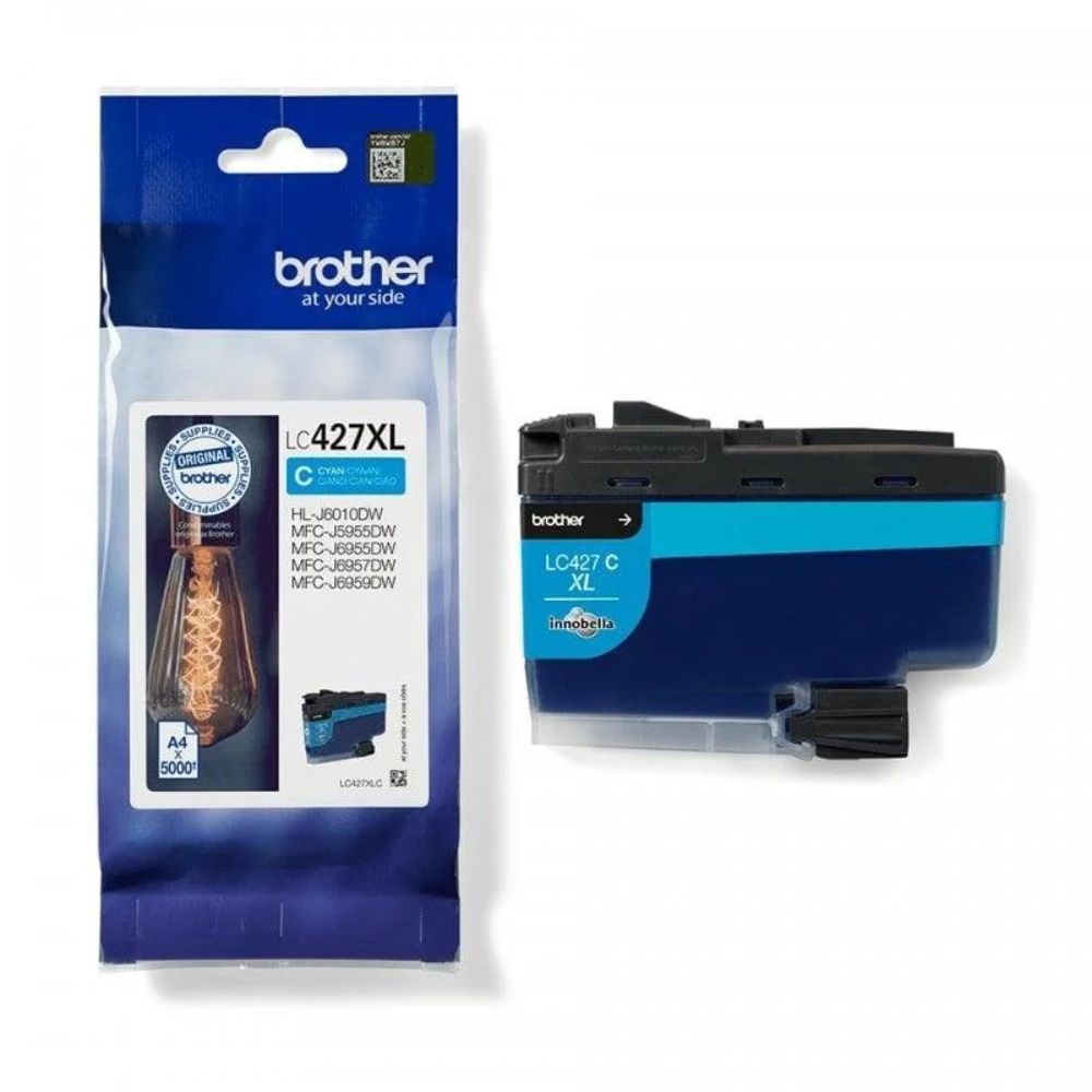 Tinteiro Original Brother LC-427 XL Alta Capacidade Ciano - Image 2