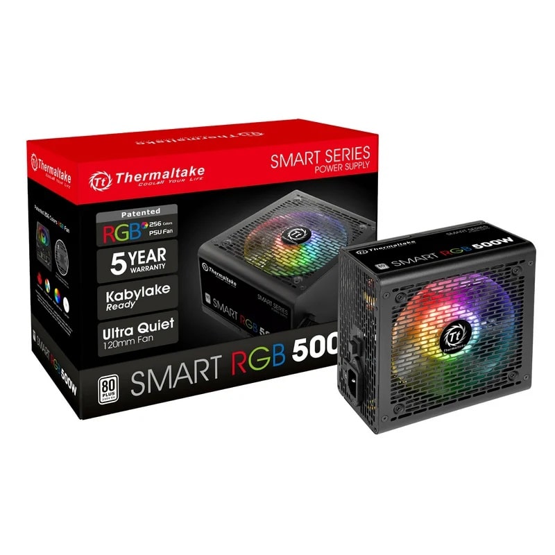 Fonte de Alimentação Thermaltake Smart RGB 500W 80 Plus