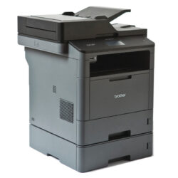 Impressora Multifunções Laser Mono Brother DCP-L5500DNLT Duplex 40ppm Dupla Bandeja (2x250 folhas) + Multipropósito de 50 folhas Preta
