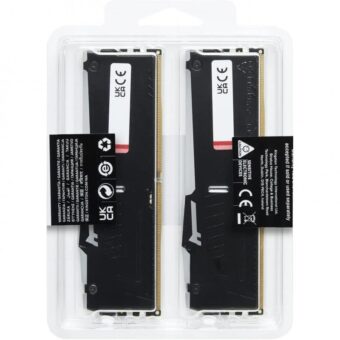 Memória Dimm Kingston DDR5 32GB 2x16GB Fury Beast RGB 5200MHz CL36