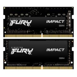 Memória So-Dimm DDR4 Kingston 16Gb Kit 2x8GB Fury Impact 2666MHz CL15