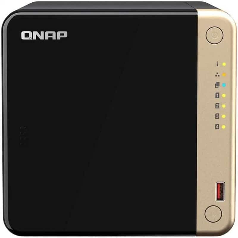 NAS QNAP TS-464-4G 4 Baías 3.5- 2.5 4GB DDR4 Formato Torre