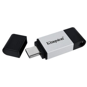 Pen Drive Kingston 64Gb DataTraveler DT80 Usb C 3.2 Cinza