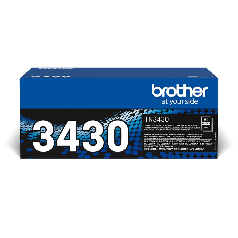 Toner Original Brother TN-3430 Preto - Image 2