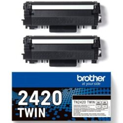 Toner Original Brother TN2420TWIN Multipack XL Alta Capacidade 2x Preto