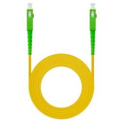 Cabo Fibra Ótica Nanocable SCAPC-SCAPC Monomodo LSZH 2 Metros Amarelo