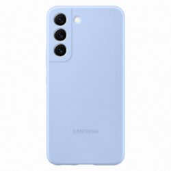 Capa Smartphone Samsung Galaxy S22 Silicone Azul clara