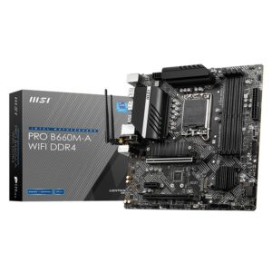 Motherboard MSI Pro B660M-A mATX Wifi DDR4 Lga1700