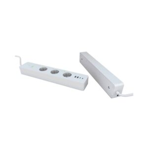Tomada proteção Woox R6132 3x Schuko 2*Usb A 2*Type-C Inteligente com Medidor Energia
