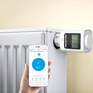 Sistema Inteligente para Radiadores R7075 Kit 2x Válvulas mais Zigbee