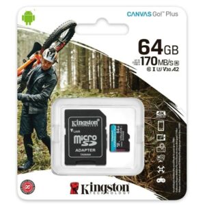 Micro Sd Kingston CANVAS Select Plus 64Gb microSD XC Class 10 100MBs