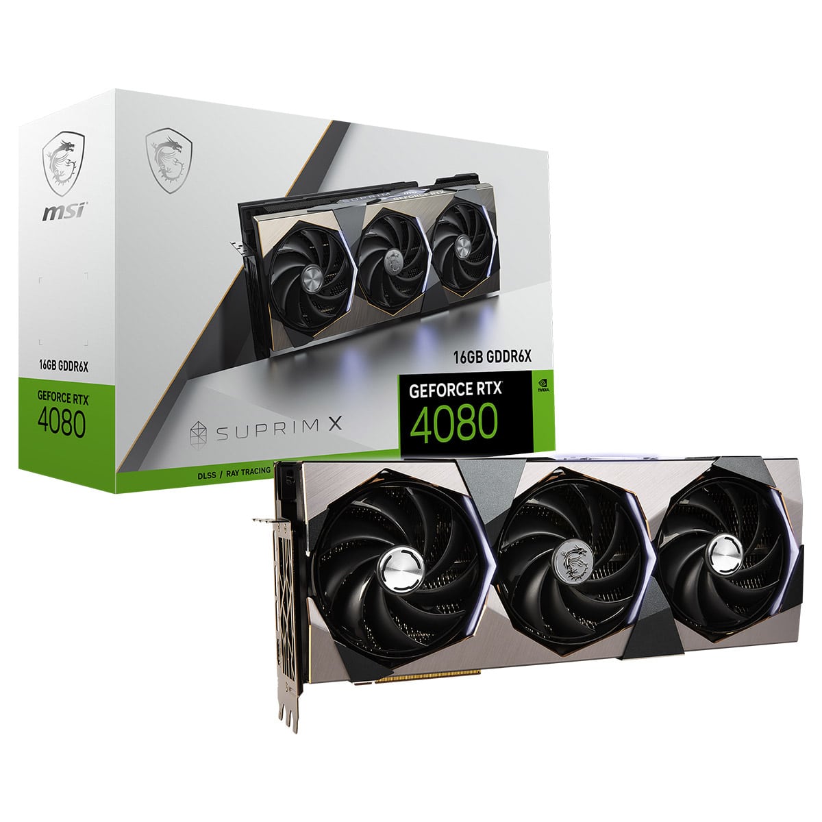 Placa Gráfica MSI RTX 4080 Suprim X 16GB GDDR6X