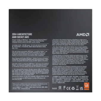 Processador AMD Ryzen 5 7600 4.0GHz AM5 Box