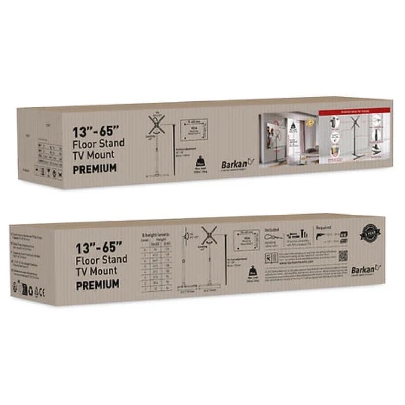 Suporte de Pé Barkan Inclinável 13 a 65 FS310T Máximo 36Kg