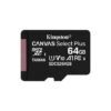 Micro Sd Kingston CANVAS Select Plus 64Gb microSD XC Class 10 100MBs