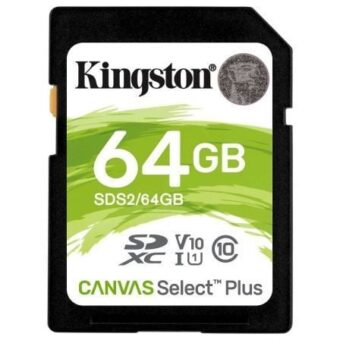 Cartão SD Kingston CANVAS Select Plus 64Gb SD XC Class 10 100MBs