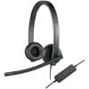 Auriculares Logitech H570E com Microfone Usb Pretos