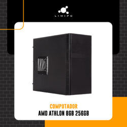 Computador LimiPC Office AMD Athlon 8GB 256GB