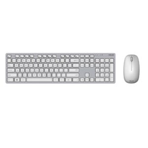 Conjunto Teclado + Rato Asus Wireless W5000 USB Branco
