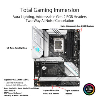 Motherboard Asus Rog Strix B660-A Gaming ATX Wifi DDR4 Lga 1700