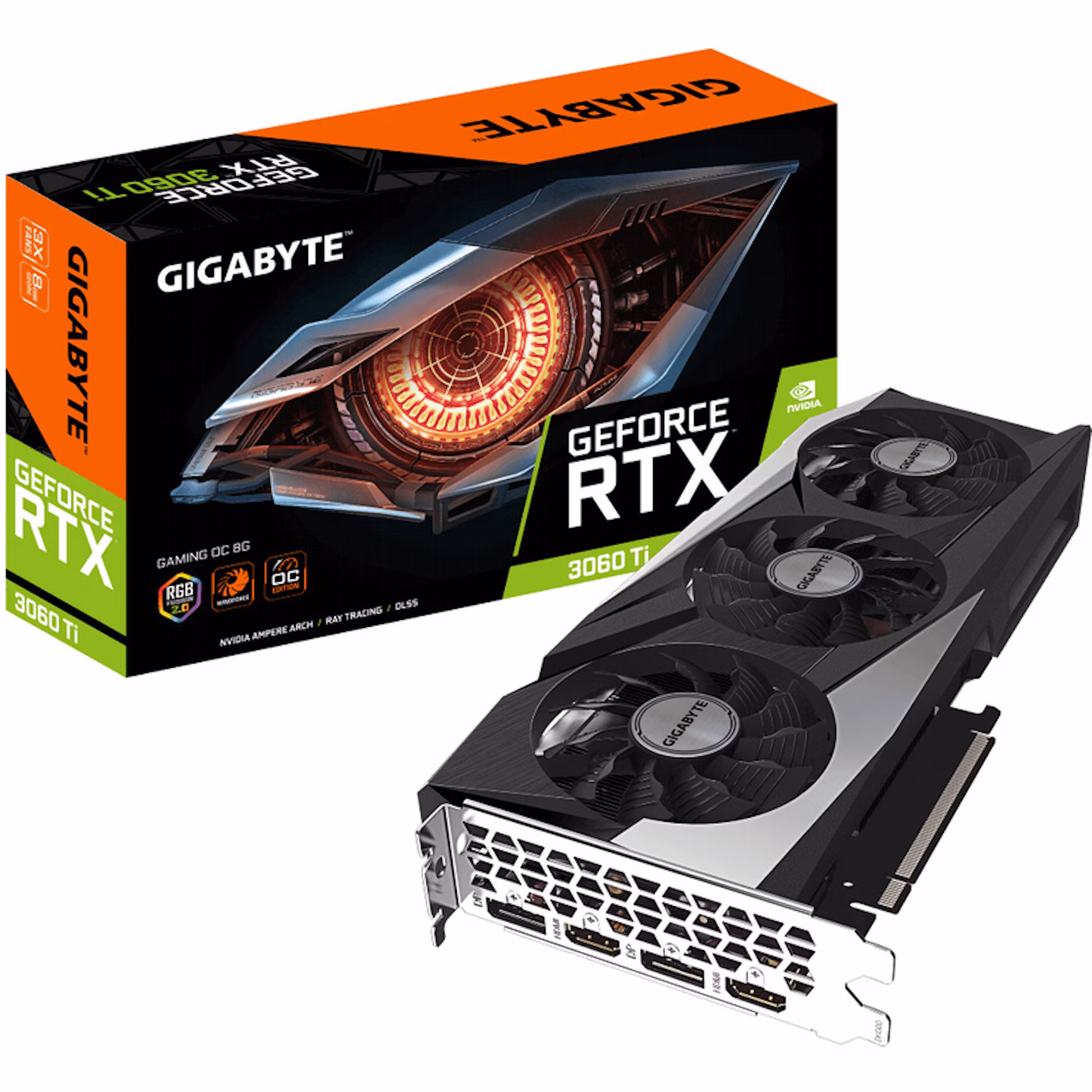Placa Gráfica Gigabyte RTX 3060 TI Gaming OC 8GB