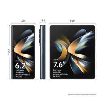 Smartphone Samsung Galaxy Z Fold4 12Gb 256Gb 7.6 5G Verde