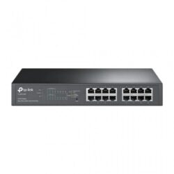 Switch TP-LINK TL- SG1016PE 16portas Gigabit 8xPoE 802.3af
