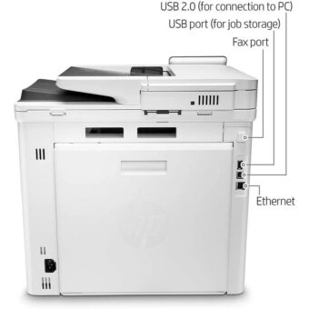 Impressora Multifunções Laser Color HP Laserjet Pro M479FDN Fax Duplex Branca