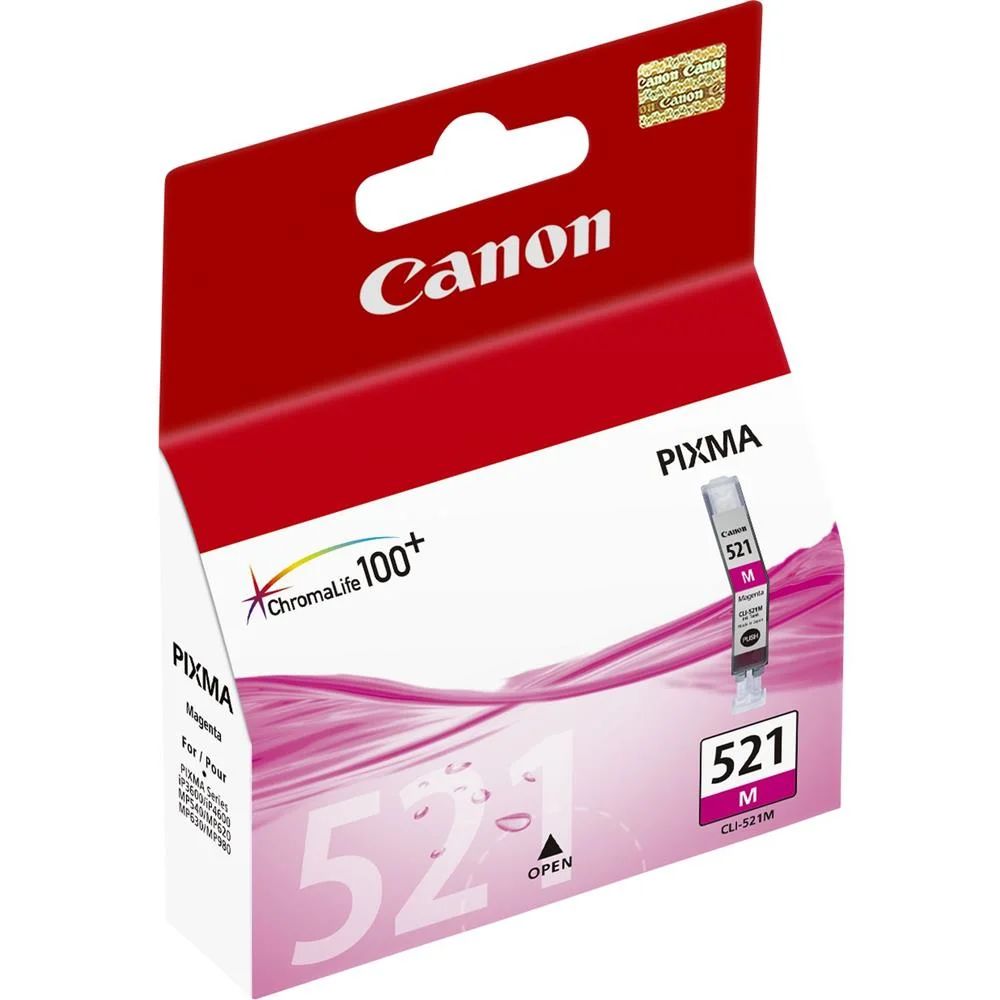 Tinteiro Original Canon CLI521 Magenta - Image 2