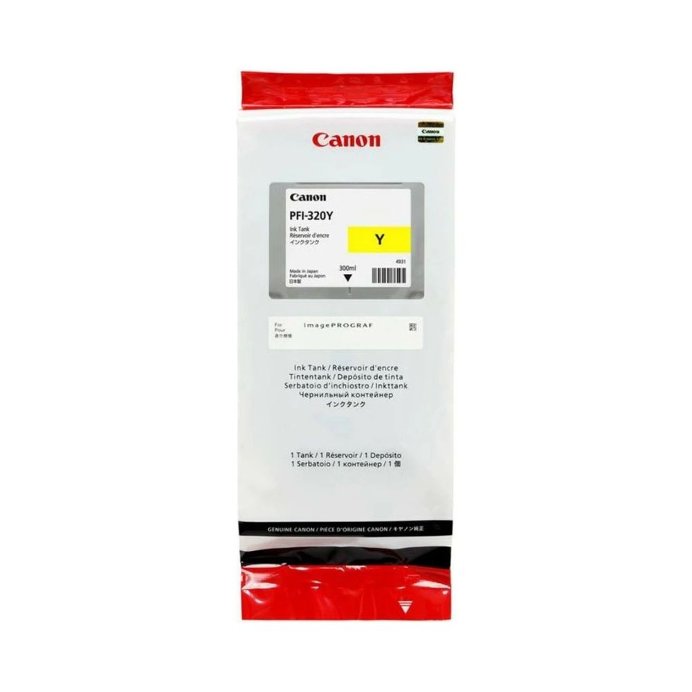 Tinteiro Original Canon PFI320 Amarelo - Image 2