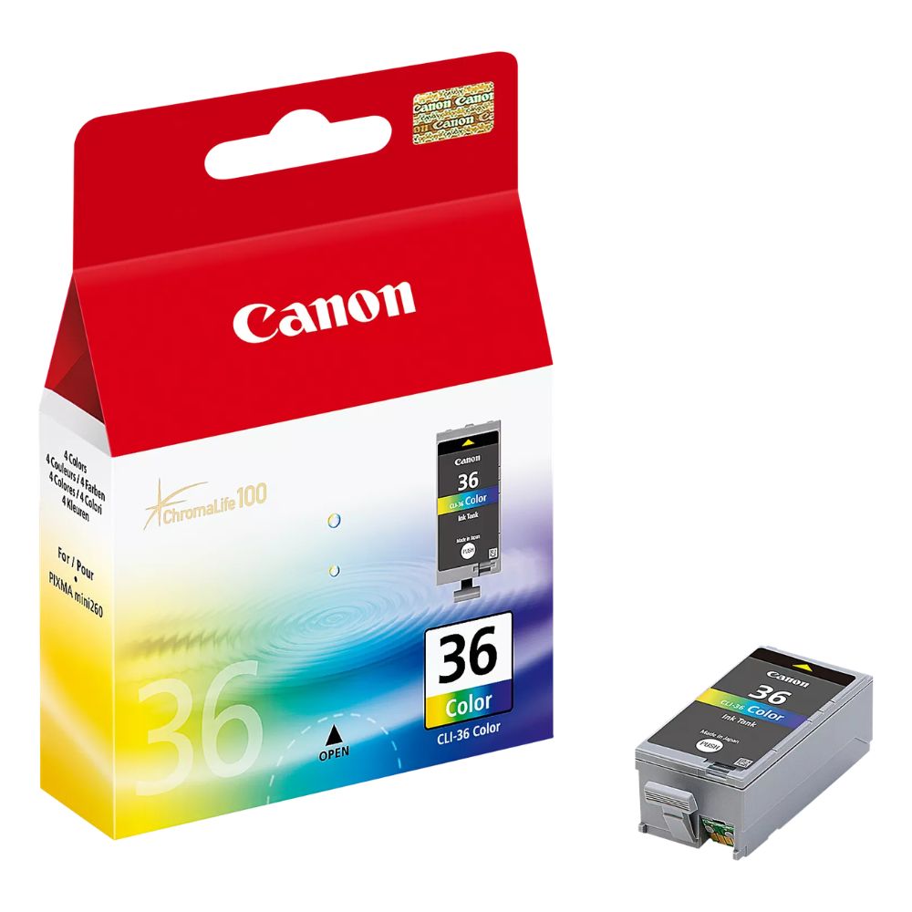 Tinteiro Original Canon CLI36 Tricolor - Image 2