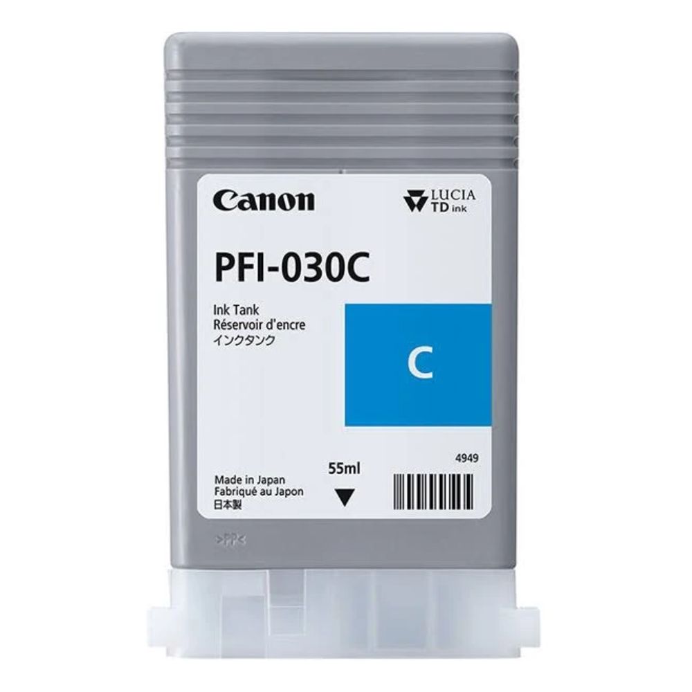Tinteiro Original Canon PFI030 Azul - Image 2