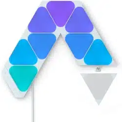 Nanoleaf Painéis de Luz Led Triângulos Mini Starter Kit Pack 9x