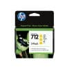 Tinteiro Originais HP nº712 Amarelo Pack de 3