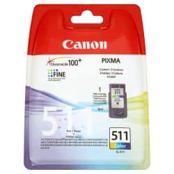 Tinteiro Original Canon CL511 Color (com alarme)