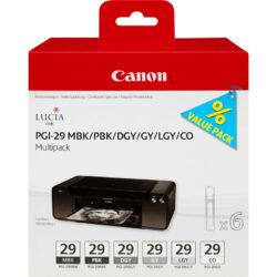 Tinteiro Original Canon PGI29 Pack de 6 cores