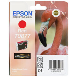 Tinteiro Original Epson T0877 Vermelho