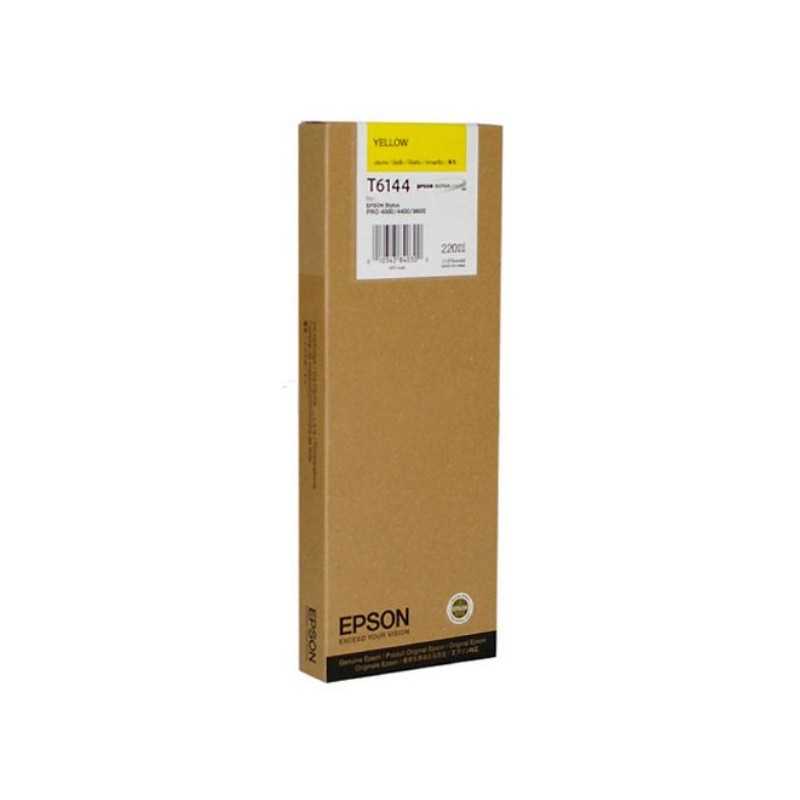 Tinteiro Original Epson T6144 Amarelo