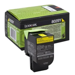 Toner Original Lexmark 802SY Amarelo