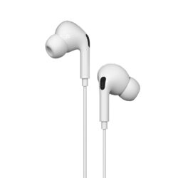 Auriculares Halfmman Smart In-Ear Type-C Com Microfone Branco