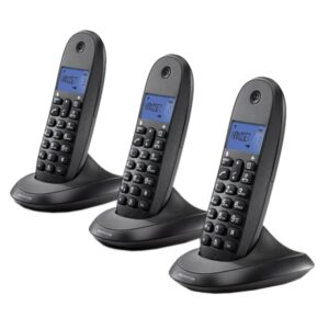 Telefone Motorola C1003 Pack 3 Preto