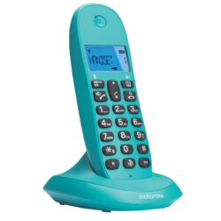Telefone Motorola C1001 Azul Turquesa
