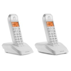 Telefone Motorola S1202 Pack 2 Branco